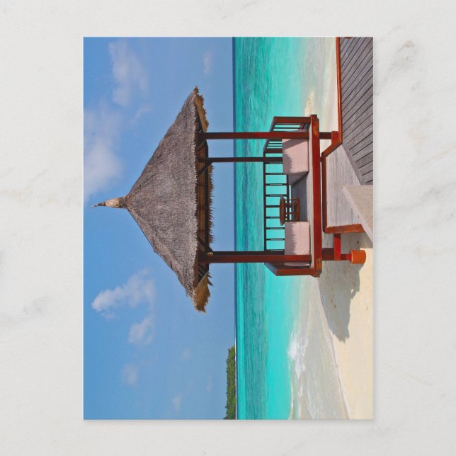 Carte Postale Belles îles Maldives (Devant)