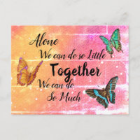 Belles papillons rose orange Motivationnel