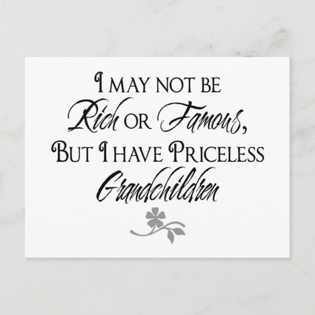 Carte Postale Belles paroles et citations (Devant)