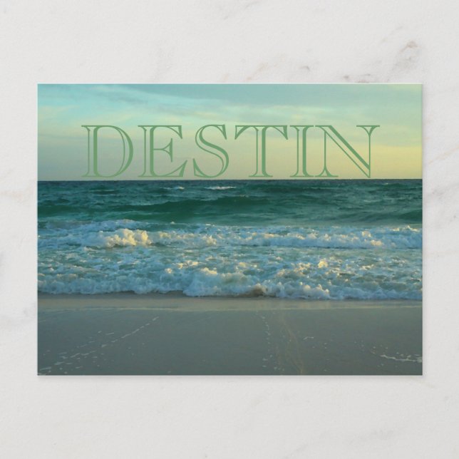 Carte Postale Belles plages de Destin, Floride (Devant)