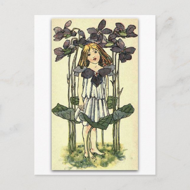 Carte Postale Belles Violets de NELLIE BENSON (Devant)