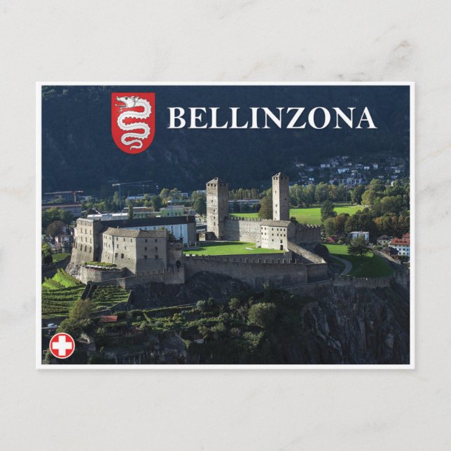 Carte Postale Bellinzona - Suisse (Devant)