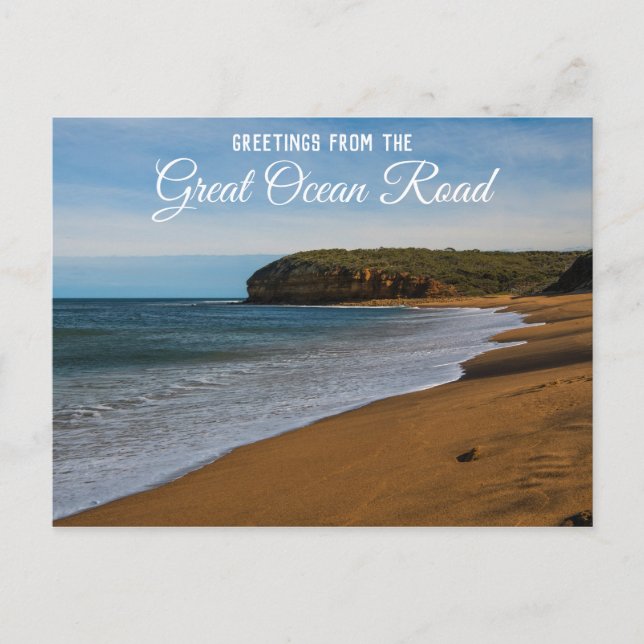 Carte Postale Bells Beach célèbre Grande Route Océanique Salutat (Devant)