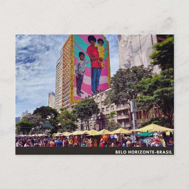 Carte Postale Belo Horizonte- Brasil (Devant)