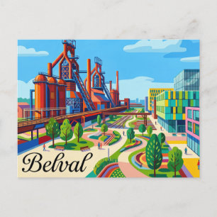 Carte Postale Belval Luxembourg