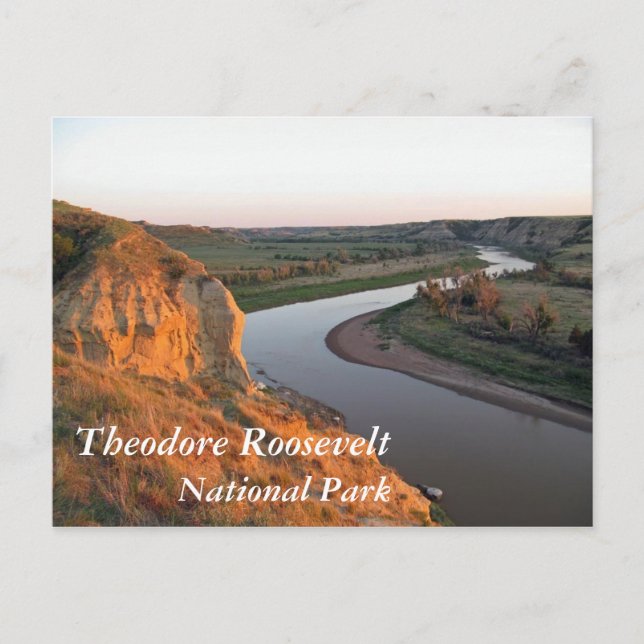 Carte Postale Belvédère, parc national Theodore Roosevelt (Devant)