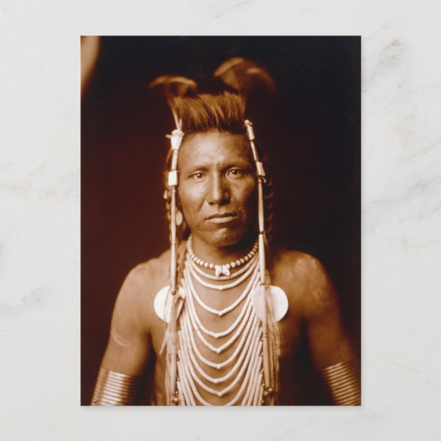 Carte Postale Ben Long Ear (Amérindien) (Devant)