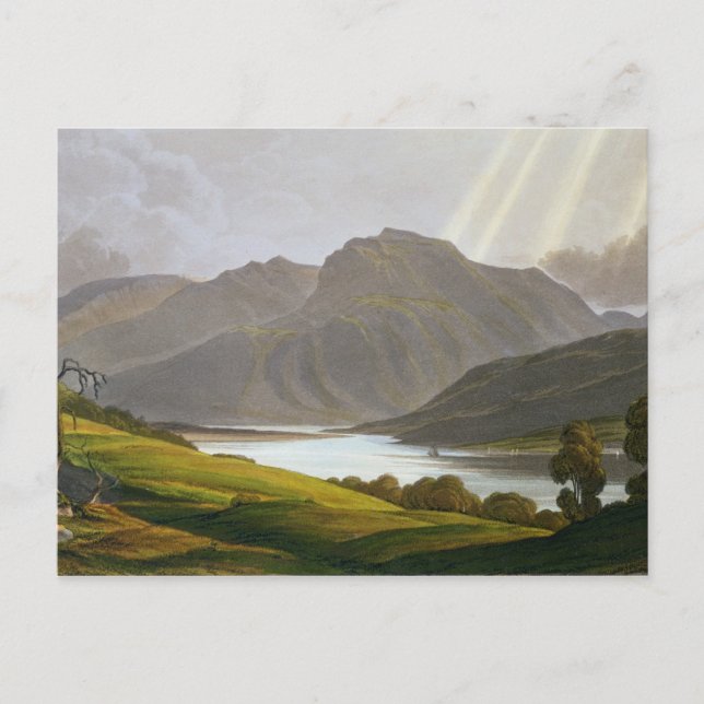 Carte Postale Ben Nevis, plate XII from Scenery of the Grampian (Devant)