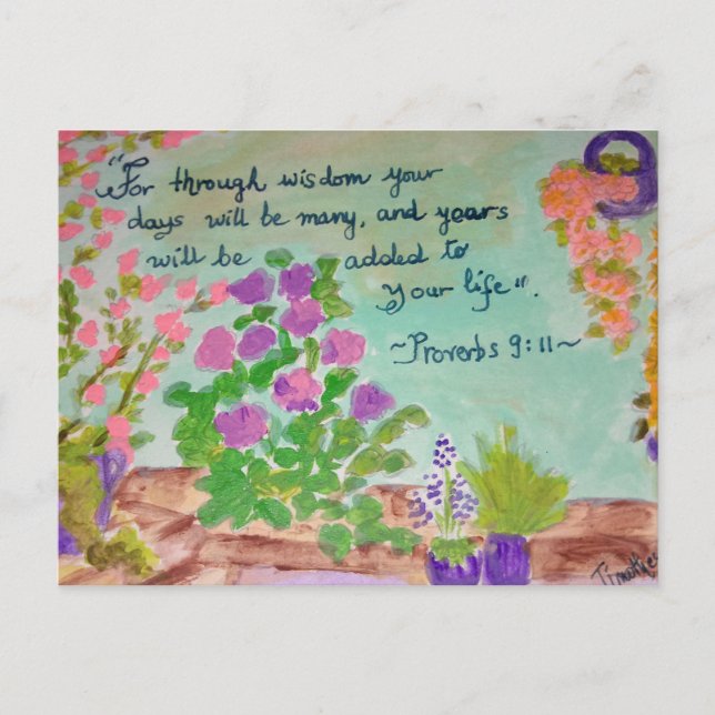 Carte Postale bénédiction (Devant)