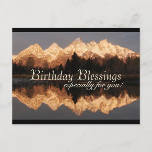 Cartes Postales Anniversaire Montagne Originales Zazzle Ca