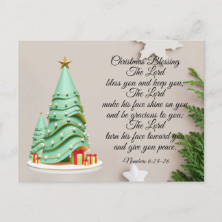 Carte postale Bénédiction de Noël