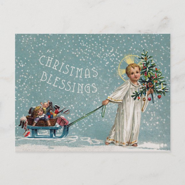 Carte postale Bénédictions de Noël (Devant)