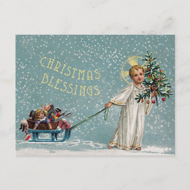 Carte postale Bénédictions de Noël (Devant)