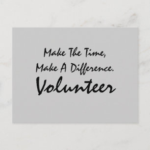 Carte Postale Bénévole