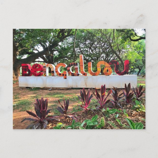 Carte Postale Bengaluru, Karnataka, Inde (Devant)