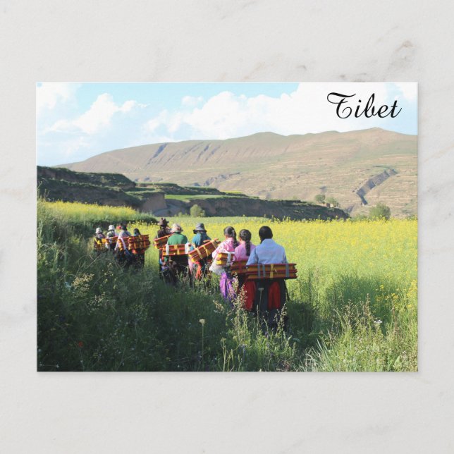 Carte Postale Bénir les villages (Devant)