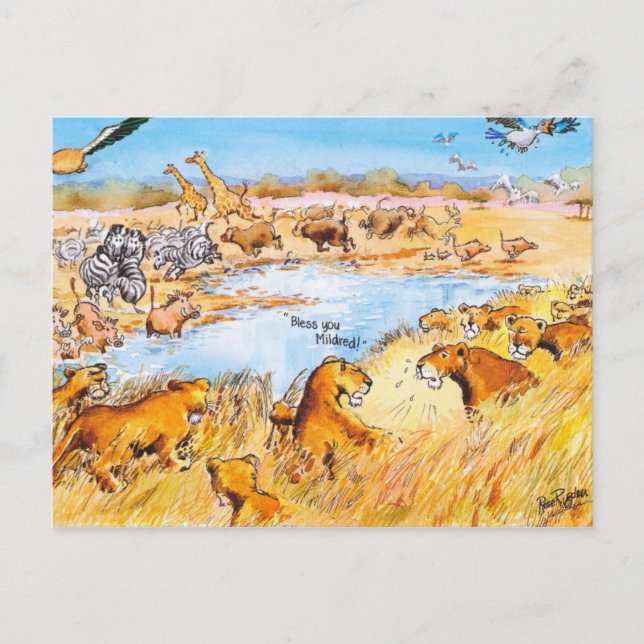 Carte Postale bénis-toi ! (Devant)