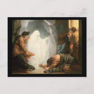 Carte Postale Benjamin West Saul et la sorcière d'Endor