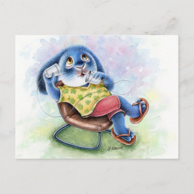 Carte Postale Benny Blue - Parlez ce que vous voulez entendre ca (Devant)