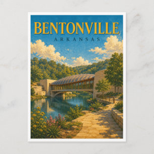 Carte Postale Bentonville Arkansas Crystal Bridges GeoSaga