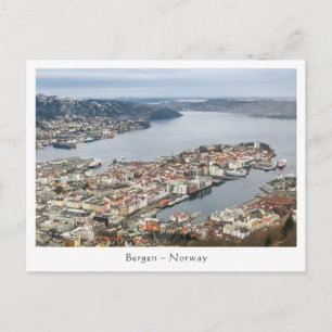 Carte Postale Bergen