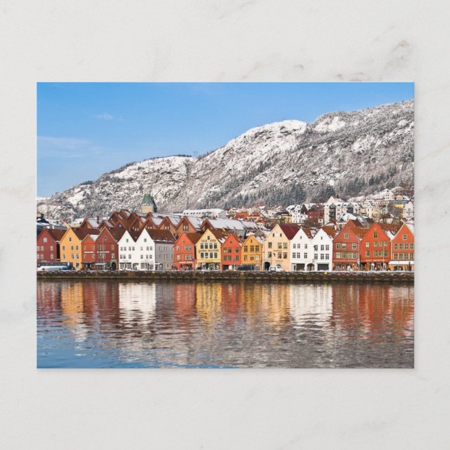 Carte Postale Bergen (Devant)