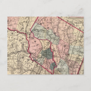 Carte Postale Bergen, Passaic Cos, NJ