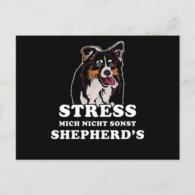 Carte Postale Berger Australien Dit : (Devant)