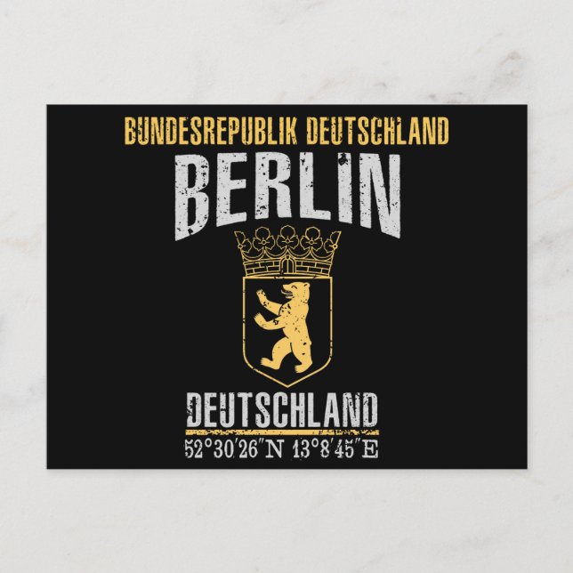 Carte Postale Berlin (Devant)