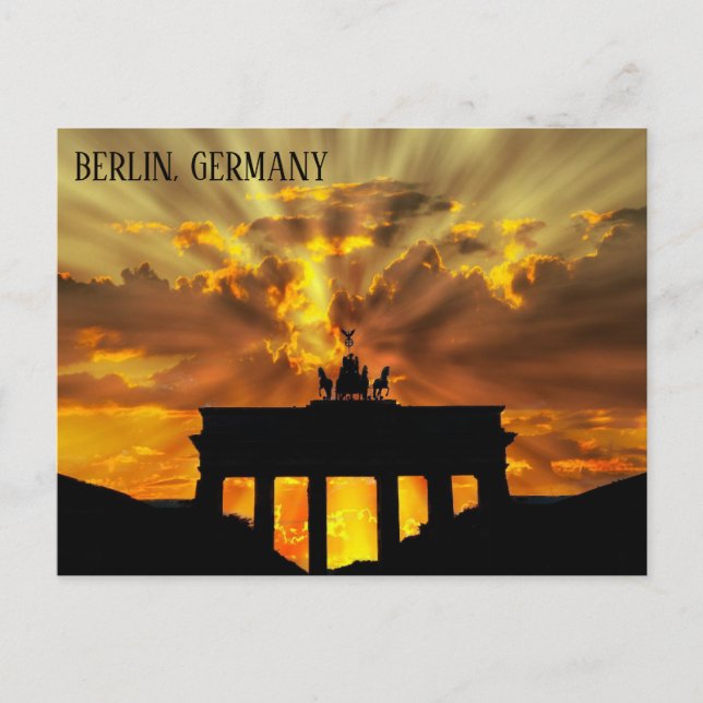Carte postale Berlin, Allemagne (Devant)