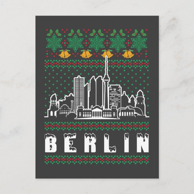 Carte Postale Berlin Allemagne mauvais Noël (Devant)