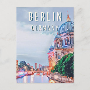 Carte Postale Berlin, la capitale animée de l'Allemagne