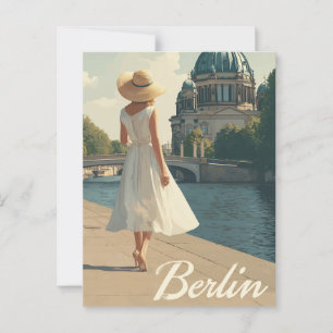 Carte Postale Berlin les années 50 vintage