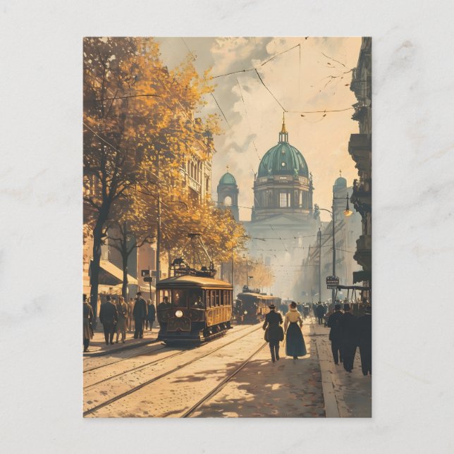 Carte Postale Berlin Rétro (Devant)