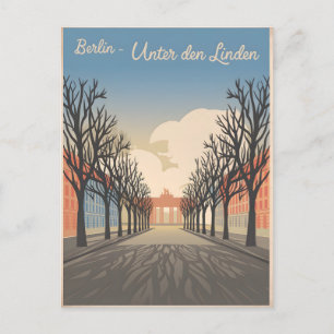 Carte Postale Berlin Unter den Linden vintage