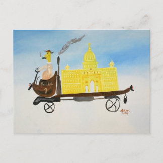 Carte Postale Berliner Bauwagen