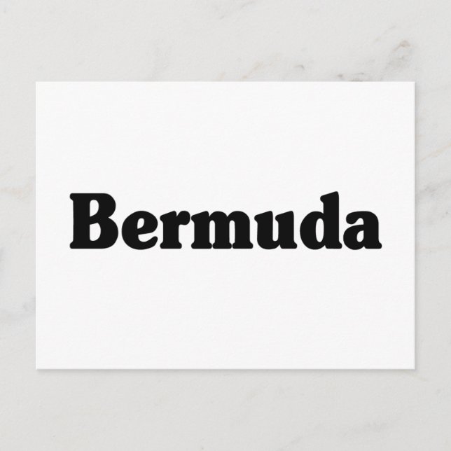Carte Postale Bermudes Classique (Devant)