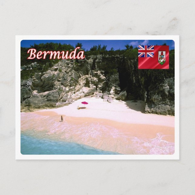 Carte Postale Bermudes - Plage - (Devant)