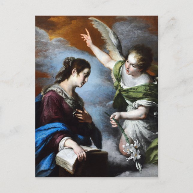 Carte Postale Bernardo Strozzi L'Annonciation (Devant)
