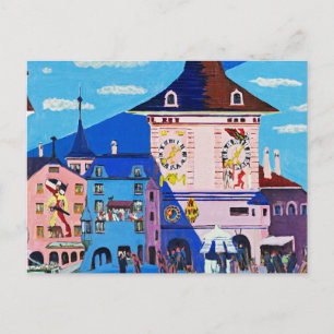 Carte Postale Berne avec Belltower par Ernst Ludwig Kirchner