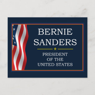 Carte Postale Bernie Sanders Président V3