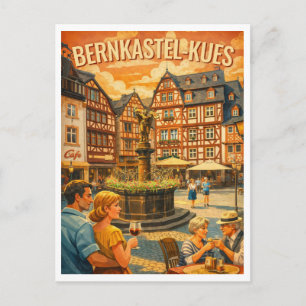 Carte Postale Bernkastel-Kues Allemagne Voyage Vintage