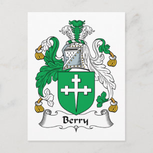 Carte Postale Berry Family Crest