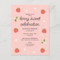 Berry Sweet Celebration fraise fête d'anniversaire