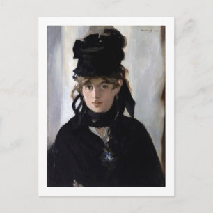 Carte Postale Berthe Morisot avec un bouquet de violettes, Manet