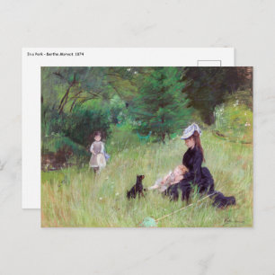 Carte Postale Berthe Morisot - Dans un parc