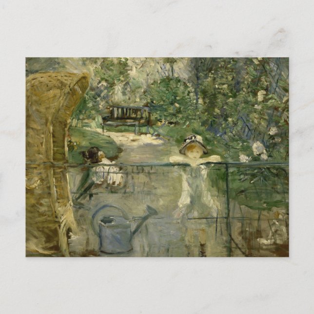 Carte Postale Berthe Morisot - La chaise de panier (Devant)
