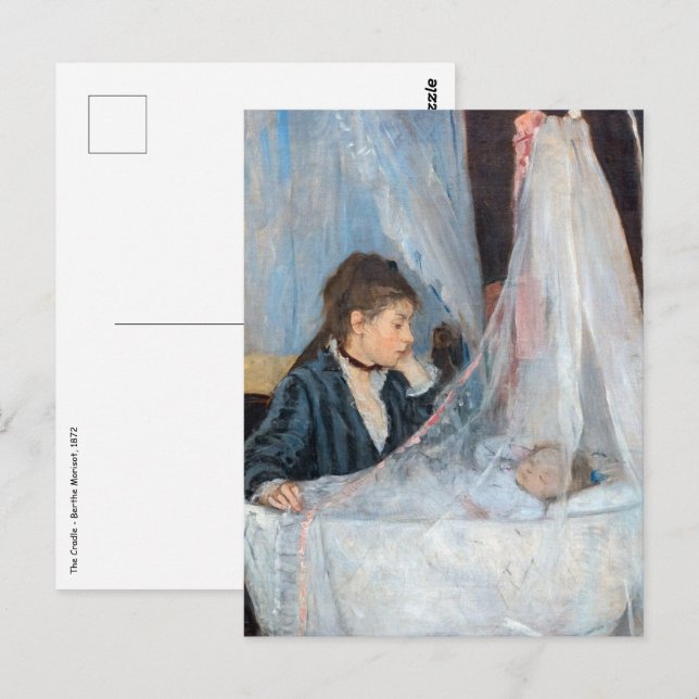 Carte Postale Berthe Morisot - Le Berceau (Devant / Derrière)