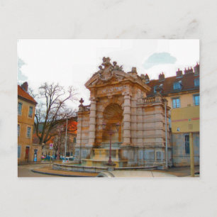 Carte Postale Besançon, ancienne fontaine