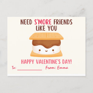 Carte Postale Besoin de S'More Friends Like You Valentine's Day 